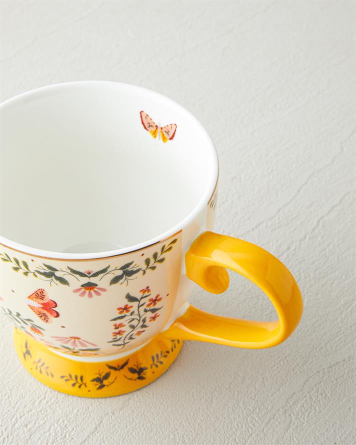 Dipsy New Bone China Kupa 460 ml Hardal