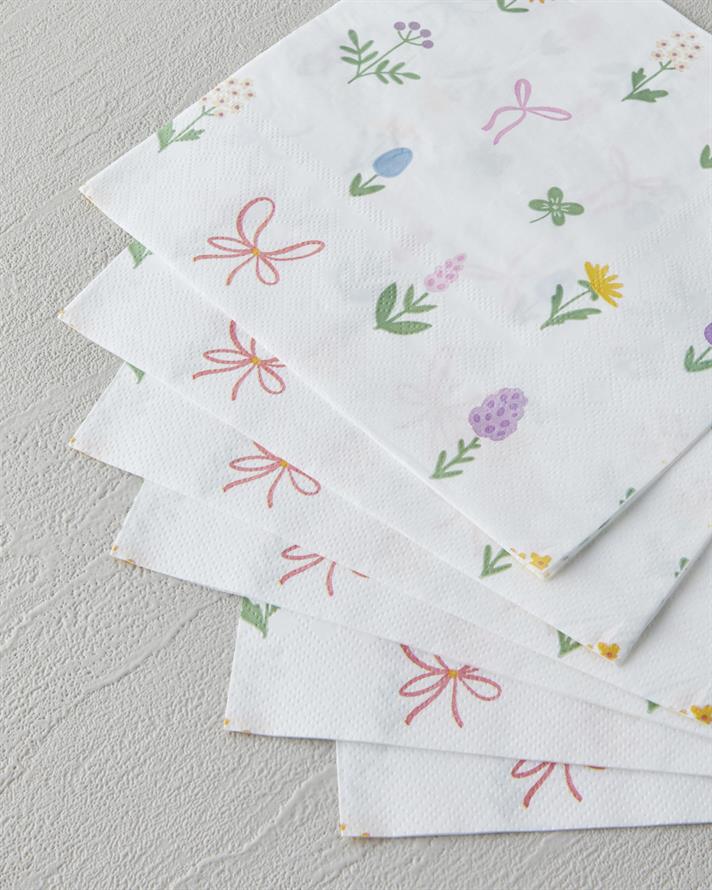 Ditsy Garden Kağıt 20li Kağıt Peçete 33x33 cm Renkli