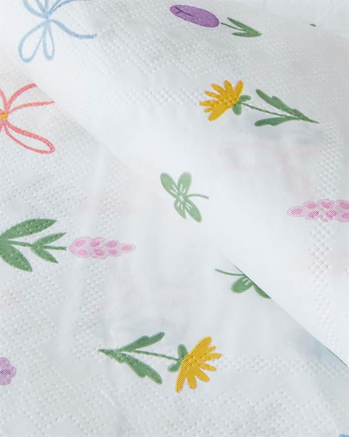 Ditsy Garden Kağıt 20li Kağıt Peçete 33x33 cm Renkli