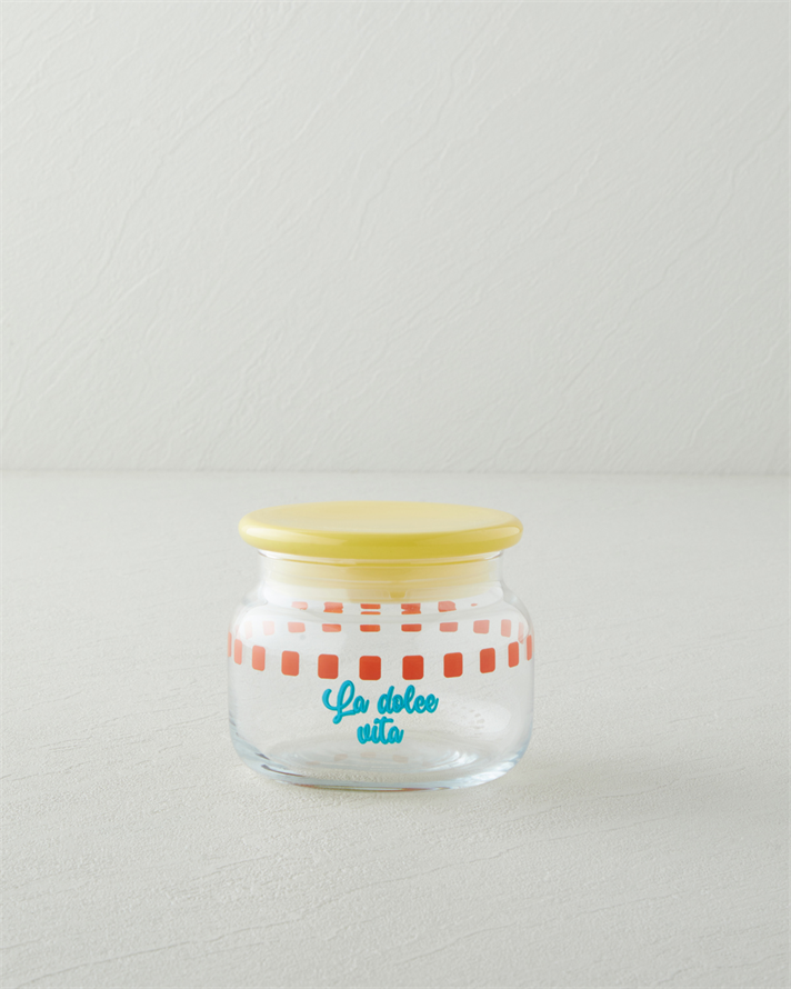 Dolce Vita Cam Kavanoz 350 ml Sarı