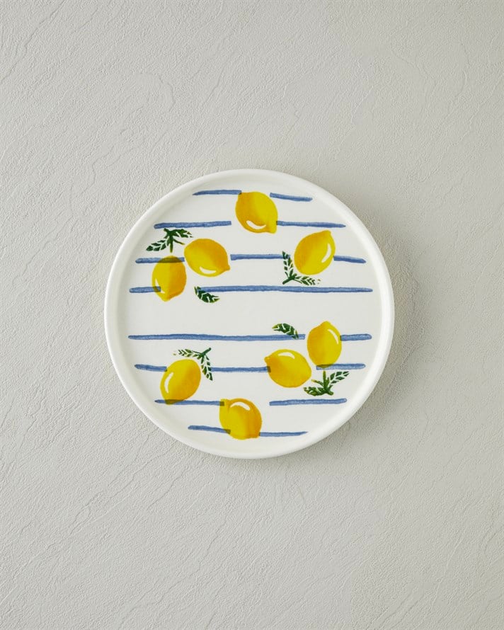 Dolce Vita Seramik 6lı Pasta Seti 20 cm Sarı