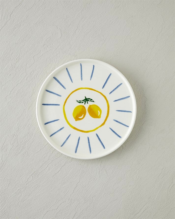 Dolce Vita Seramik 6lı Pasta Seti 20 cm Sarı