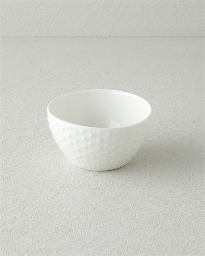 Dora Porselen Çerezlik 12 cm Beyaz