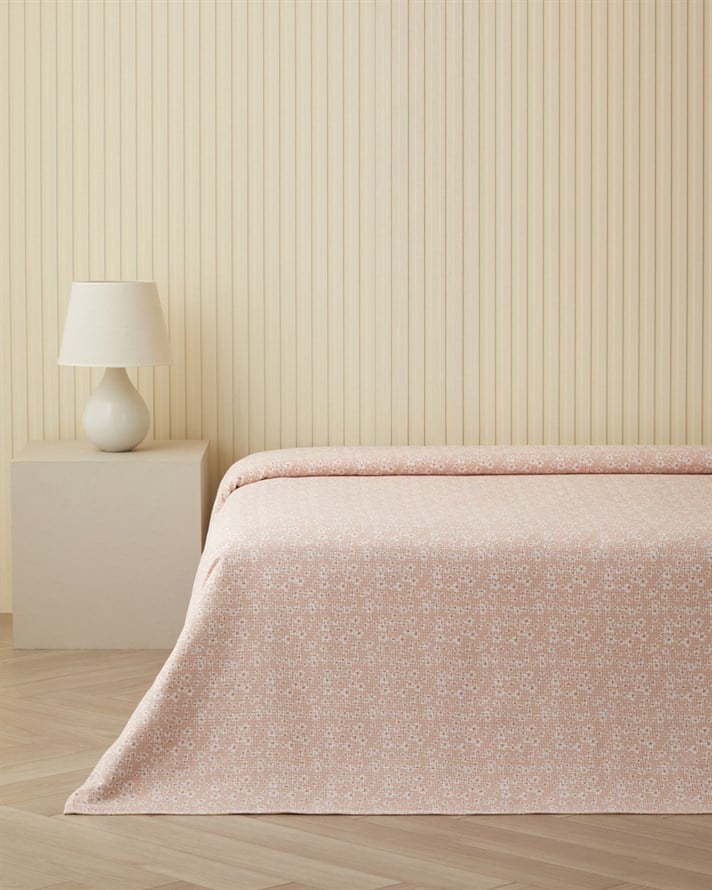 Dulcie Çift Kişilik Pike 200x220 cm Pembe