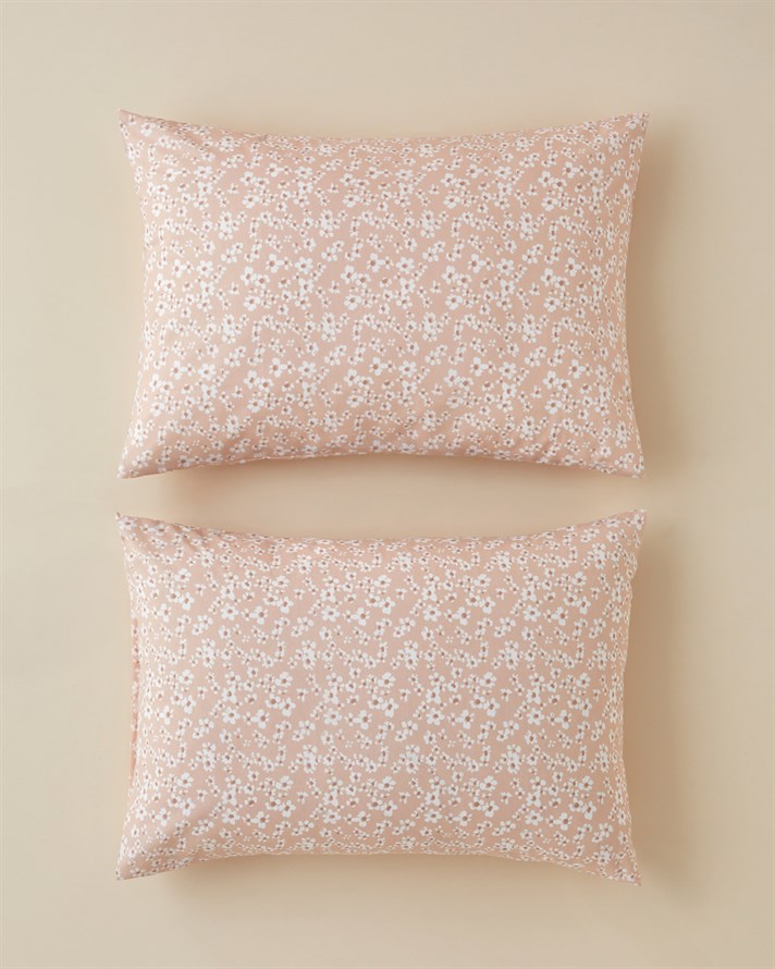 Dulcie Kolay Ütülenir 2li Yastık Kılıfı 50x70 cm Pembe