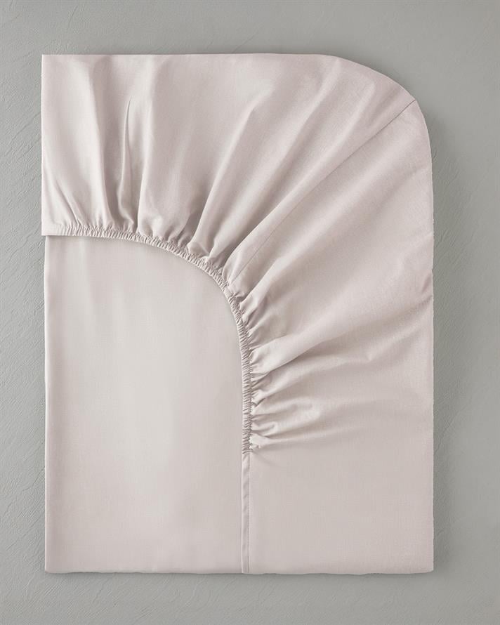 Düz Pamuklu Çift Kişilik Lastikli Çarşaf 160x200 cm Toz Pembe