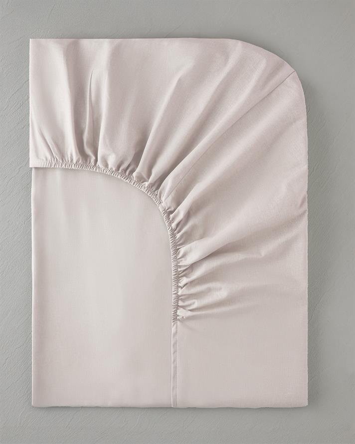 Düz Pamuklu King Size Lastikli Çarşaf 180x200 cm Toz Pembe