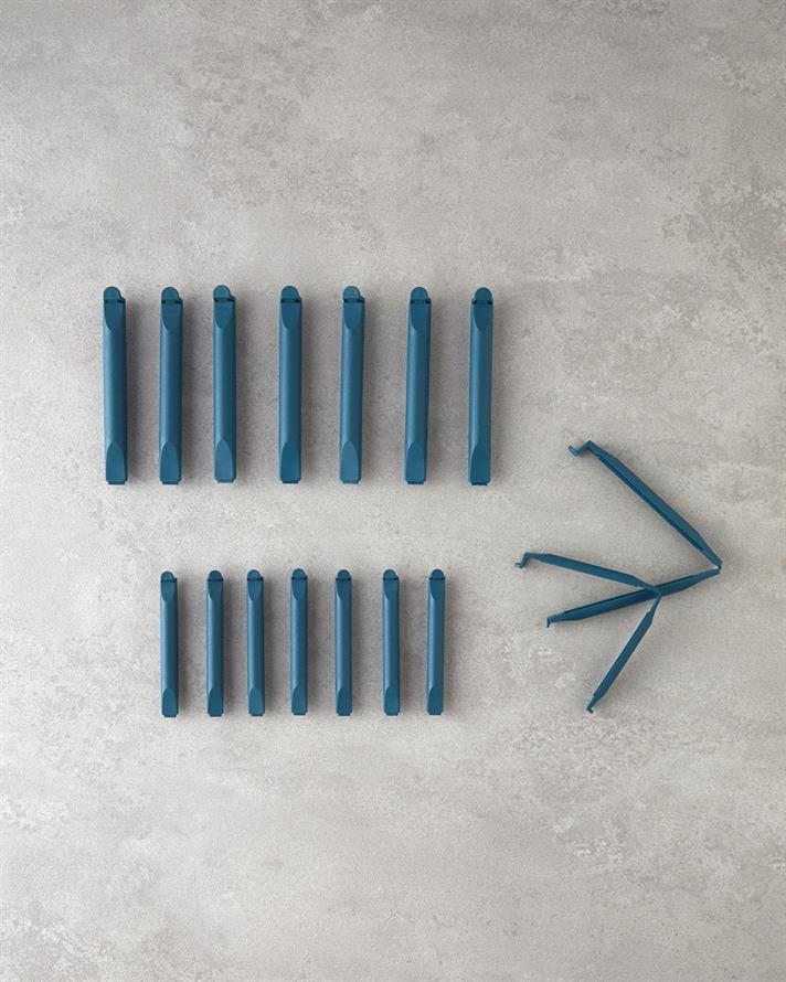 Düz Poşet Klipsi Mavi