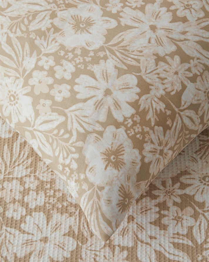 Dyna Tek Kişilik Pike Takımı 150x220 cm Bej