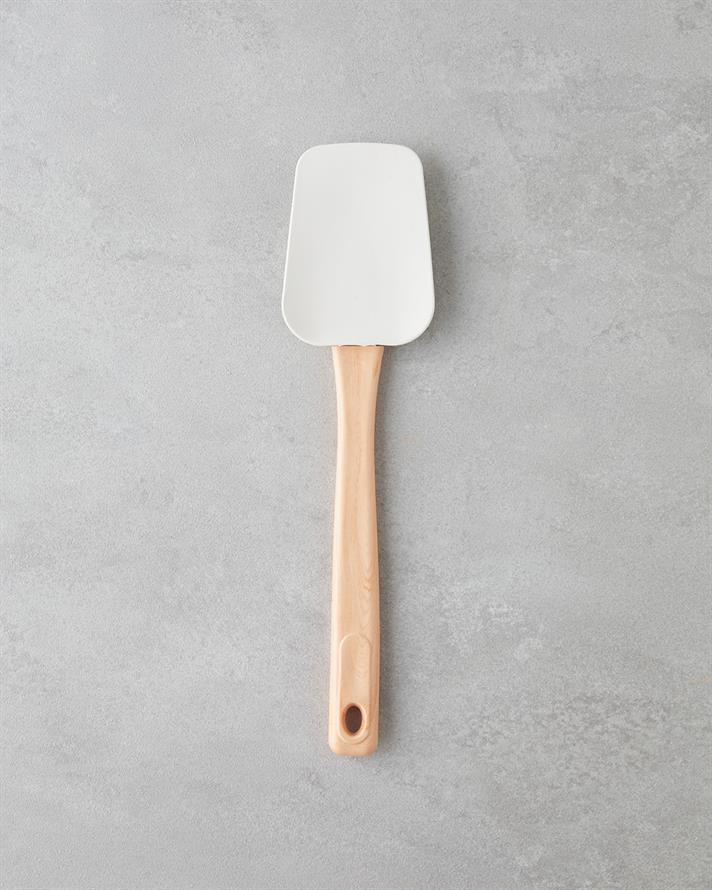 Eddy Silikon Spatula 28 cm Açık Bej