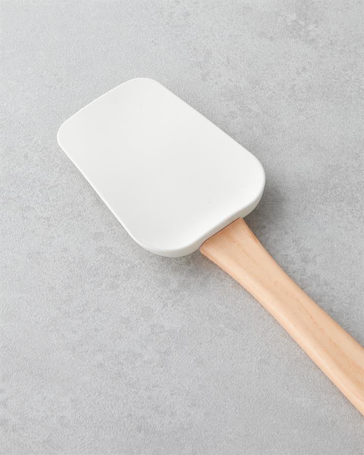 Eddy Silikon Spatula 28 cm Açık Bej