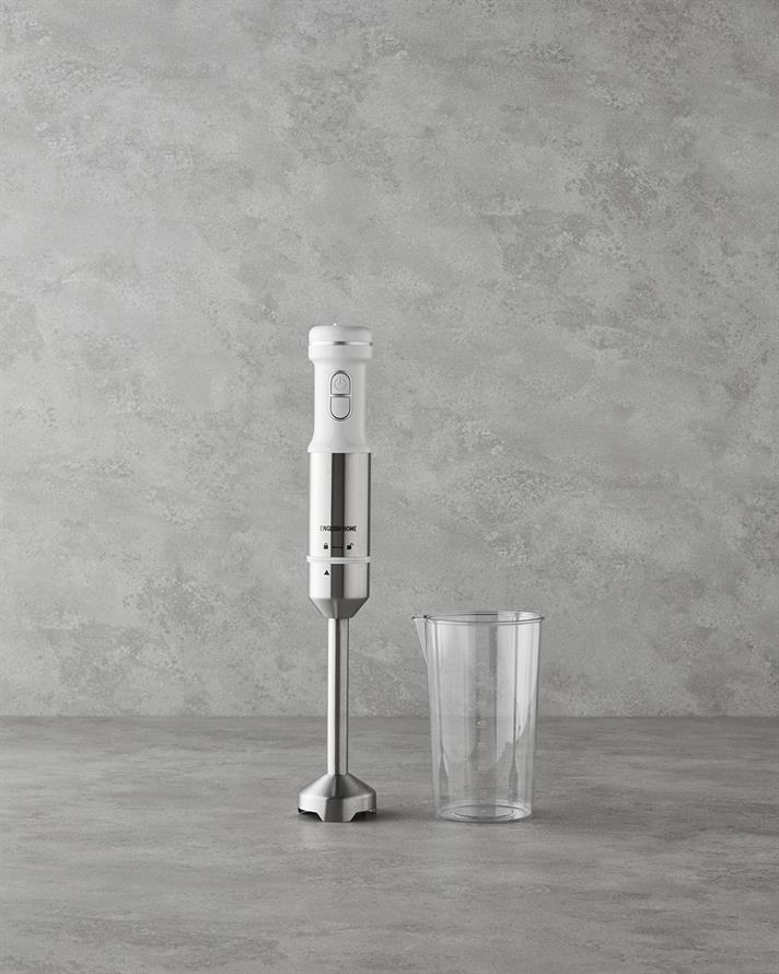 English Home ELB 3001 4 Bıçaklı El Blenderı 1500W Beyaz-Krom