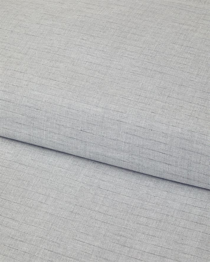 Elegant İpliği Boyalı Çift Kişilik Nevresim Takımı 200x220 cm Gümüş