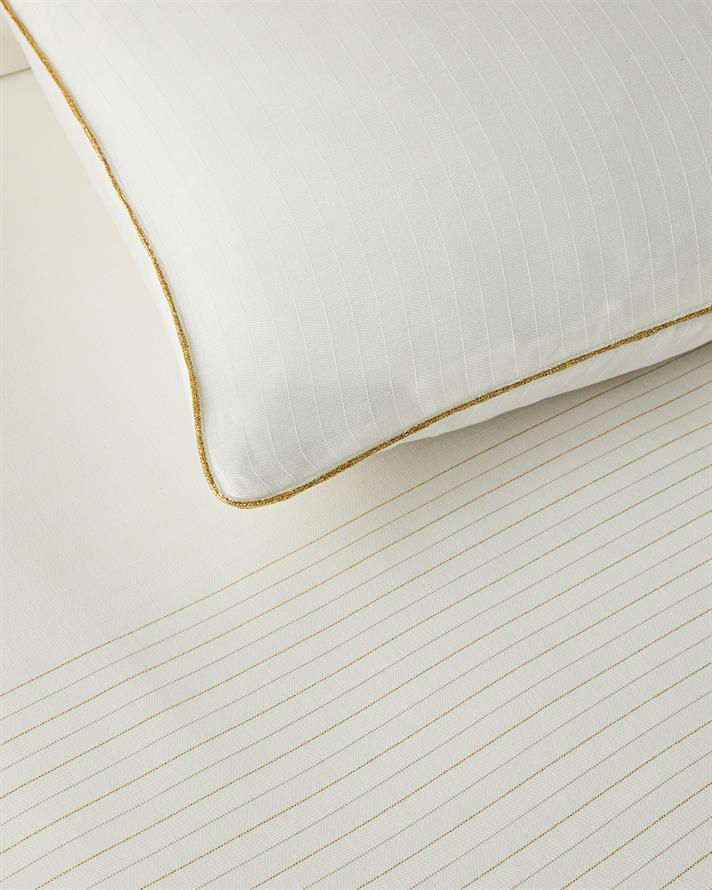 Elegant İpliği Boyalı Tek Kişilik Nevresim Takımı 160x220 cm Gold