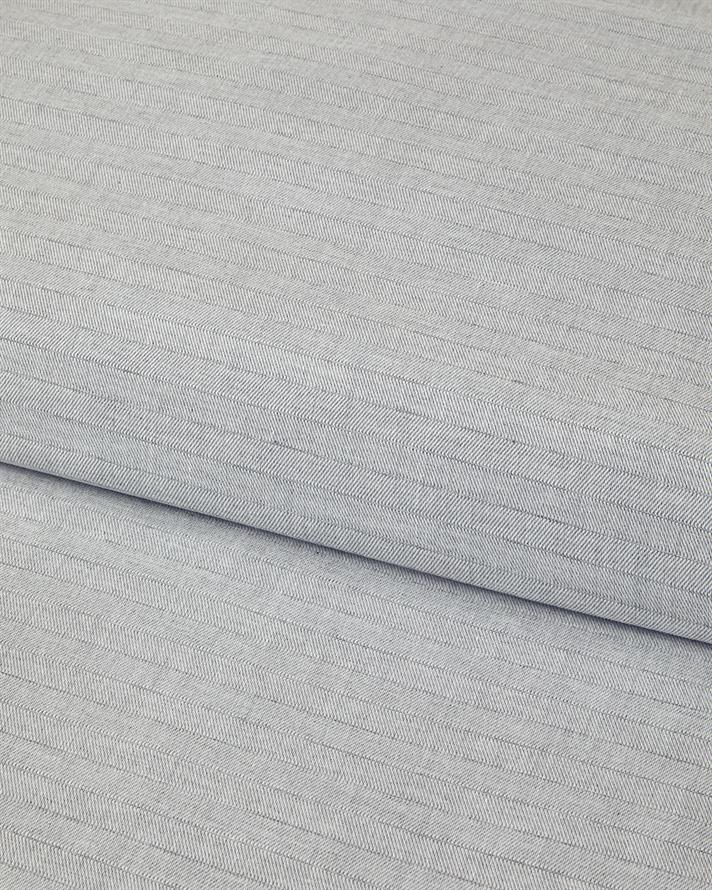 Elegant İpliği Boyalı Tek Kişilik Nevresim Takımı 160x220 cm Gümüş