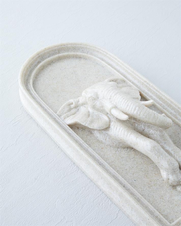 Elephant Duvar Aksesuarı 17x7,5x38 cm Bej