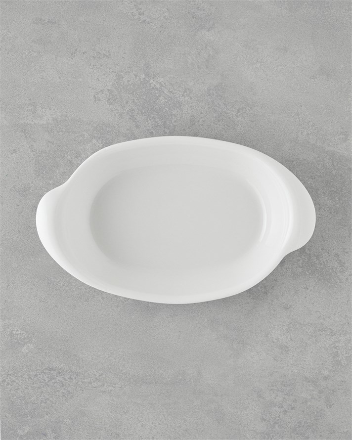 Elise Porselen Fırın Kabı 31 cm Beyaz