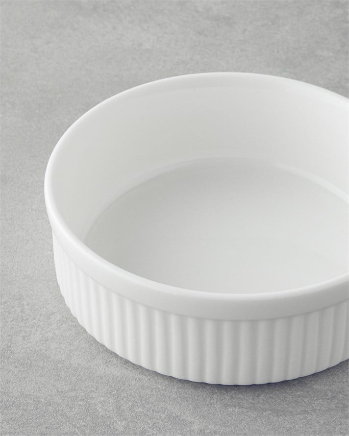 Elise Porselen Güveç Fırın Kabı 14 cm Beyaz