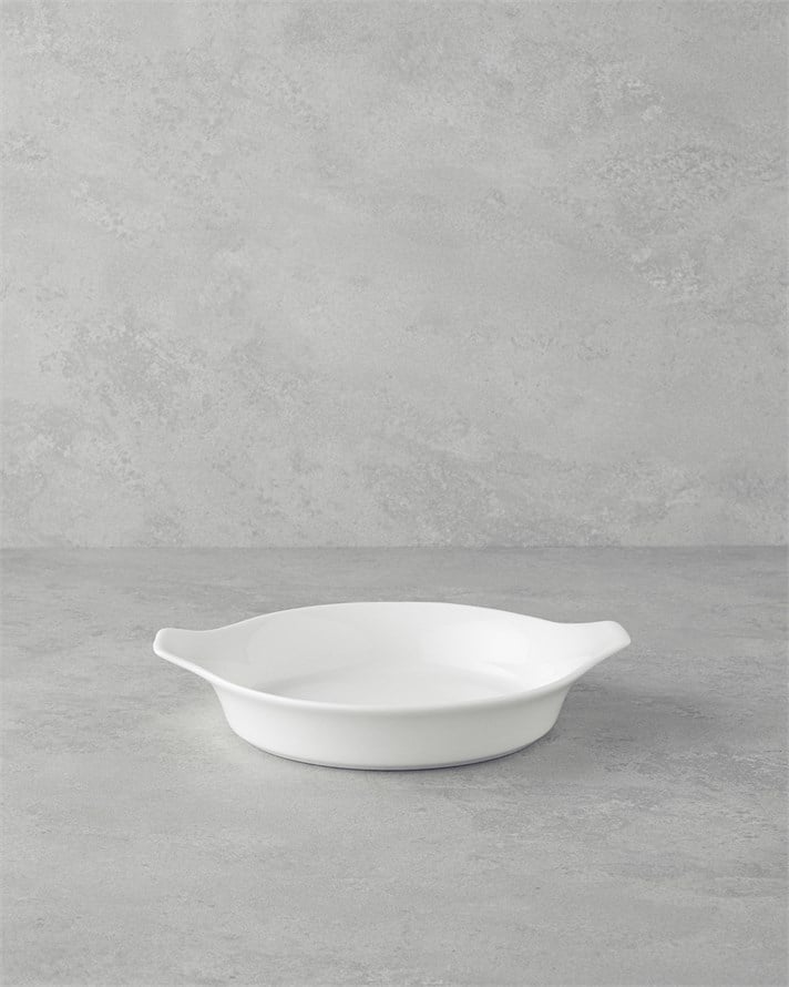 Elise Porselen Sahan Fırın Kabı 20 cm Beyaz