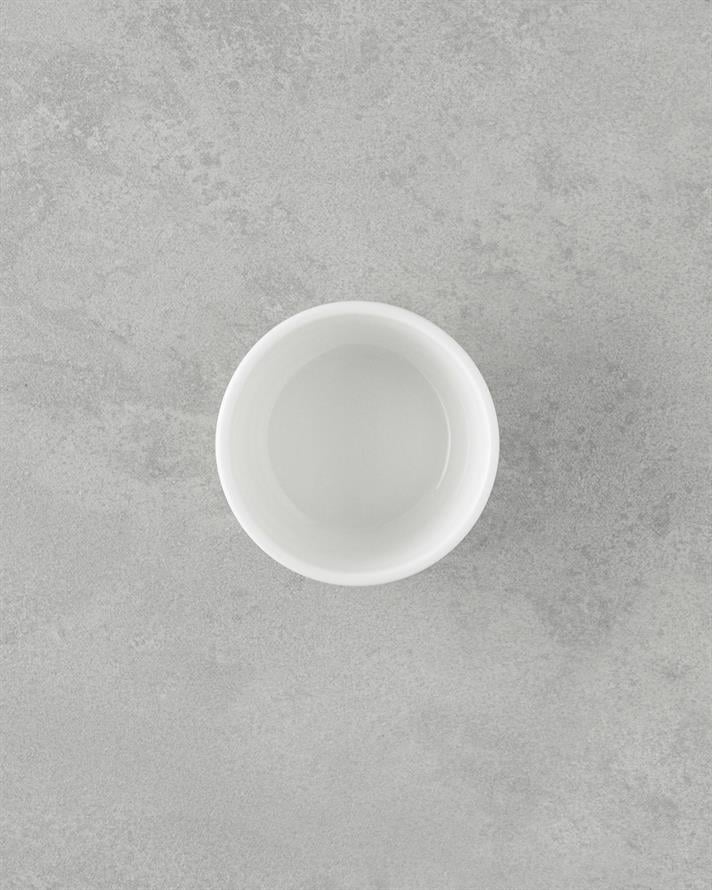 Elise Porselen Sufle Fırın Kabı 9 cm Beyaz