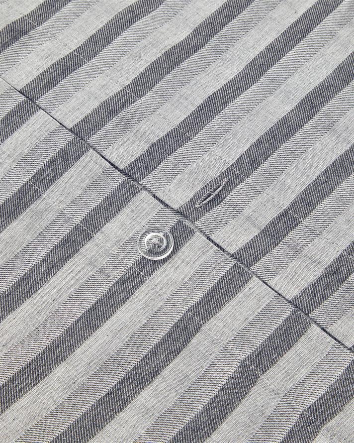 Elite Lines İpliği Boyalı Çift Kişilik Nevresim Takımı 200x220 cm Gri