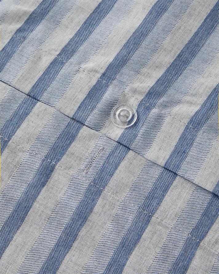 Elite Lines İpliği Boyalı King Size Nevresim Takımı 240x220 cm Lacivert