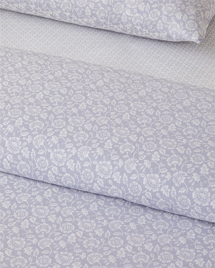 Elvya Çift Kişilik Nevresim Takımı 200x220 cm Lila