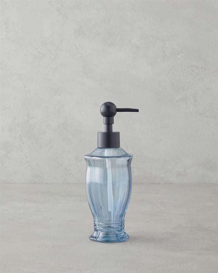 Emily Banyo Sıvı Sabunluk 7x7x19 cm Mavi