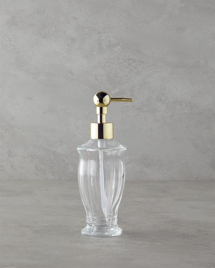 Emily Banyo Sıvı Sabunluk 7x7x19 cm Şeffaf