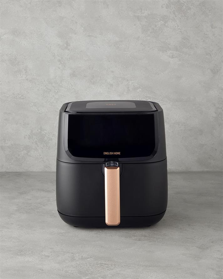 English Home AIF 2001 Dijital Çıkarılabilir Sepetli Airfryer XL 5,5 Lt Siyah-Bakır