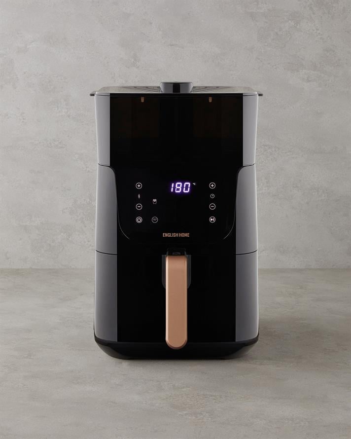 English Home AIF 2030 XL Sıcak Tutma Hazneli Airfryer 1500W Siyah-Bakır