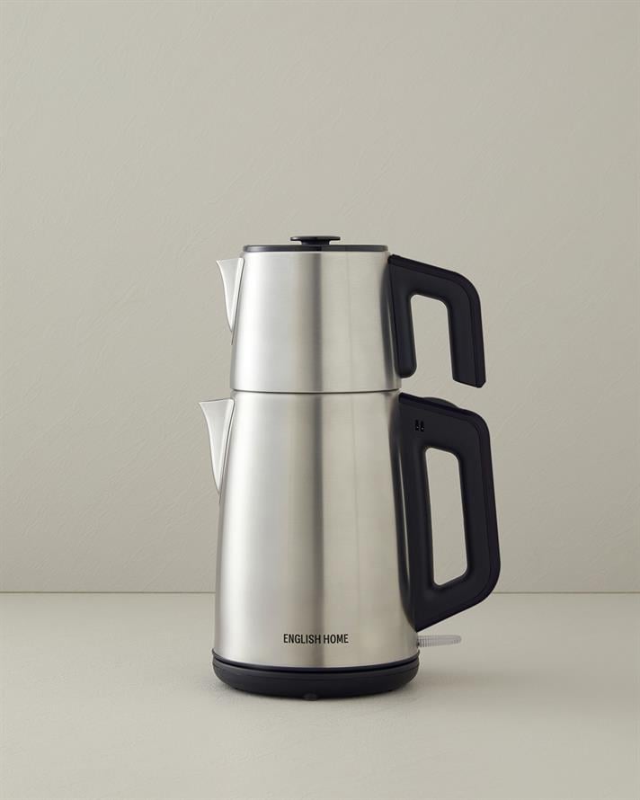 English Home CMK 6010 Inox Çay Makinesi ve Kettle Siyah