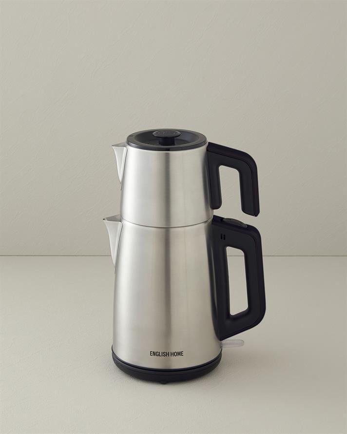 English Home CMK 6010 Inox Çay Makinesi ve Kettle Siyah