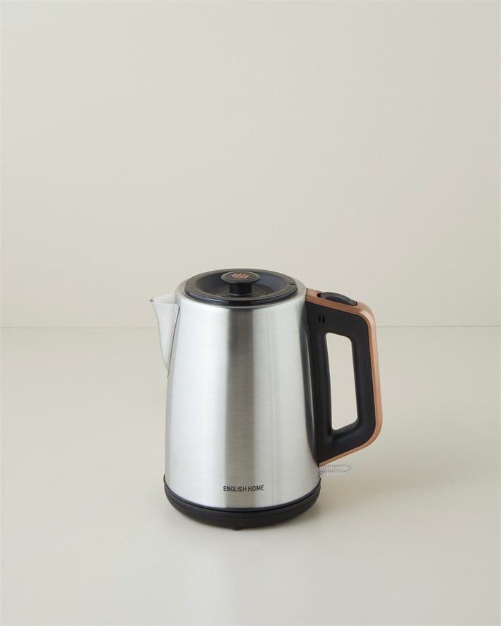 English Home CMK 6010 Inox Çay Makinesi ve Kettle Siyah-Bakır