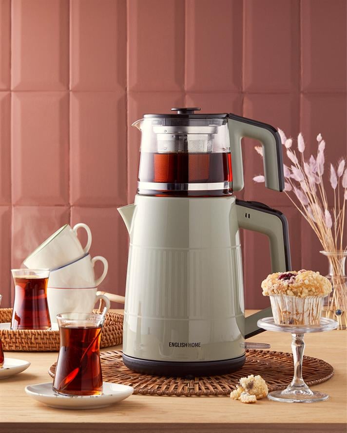 English Home CMK 6030 Çay Makinesi ve Kettle 2 Litre Mint