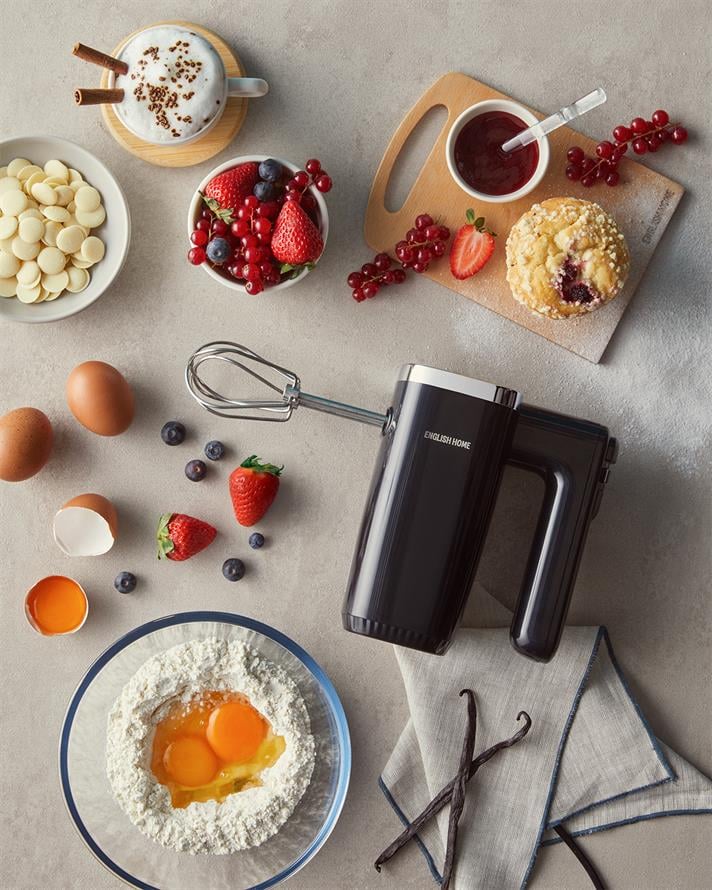 English Home ELM 3010 El Mikseri 500W Siyah-Krom