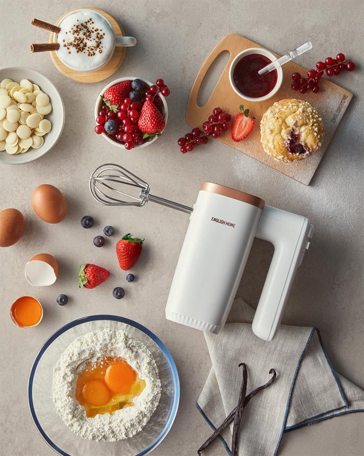 English Home ELM 3010 El Mikseri 500W Beyaz-Bakır