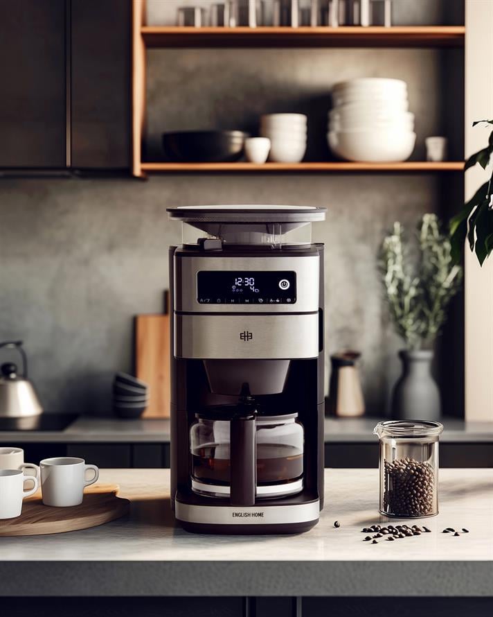 English Home FKM 6020 Coffee Talks Expert Filtre Kahve Makinesi 1,35 Litre Siyah