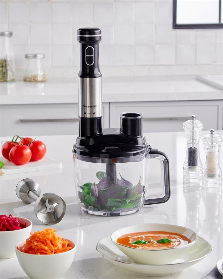 English Home RMB 3001 4 Bıçaklı Multi Blender Seti Siyah-Krom
