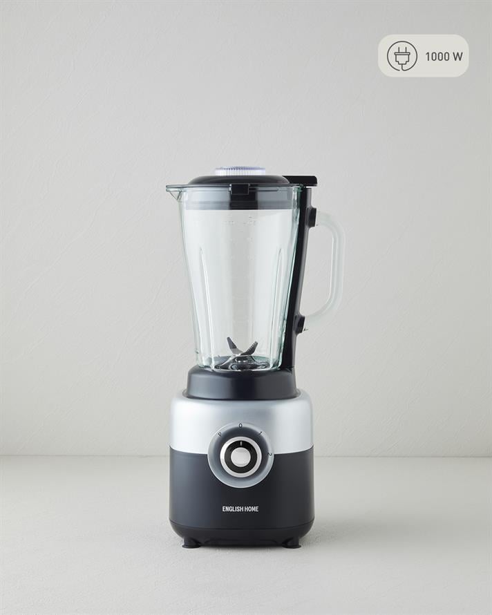 English Home SBL 3001 Cam Sürahi Blender 1750 ml Siyah-Krom