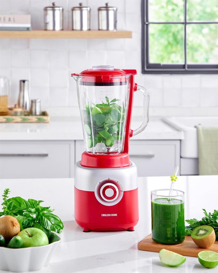 English Home SBL 3001 Cam Sürahi Blender 1750 ml Kırmızı
