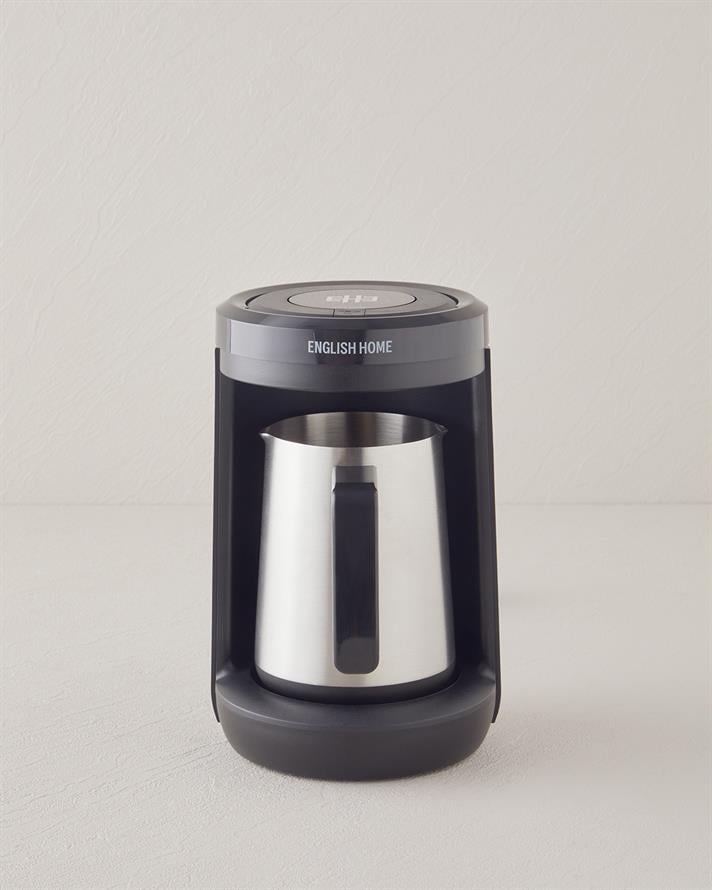 English Home TKM 6001 Çelik Cezve Çift Taşım Türk Kahvesi Makinesi Siyah-Krom
