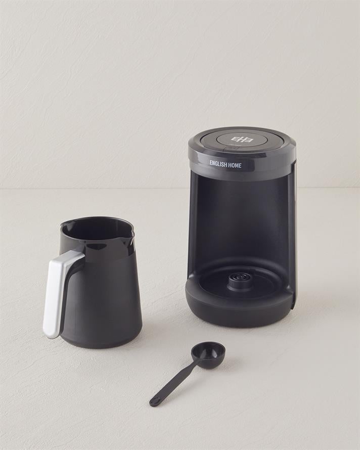 English Home TKM 6002 Çift Taşım Türk Kahvesi Makinesi Siyah-Krom