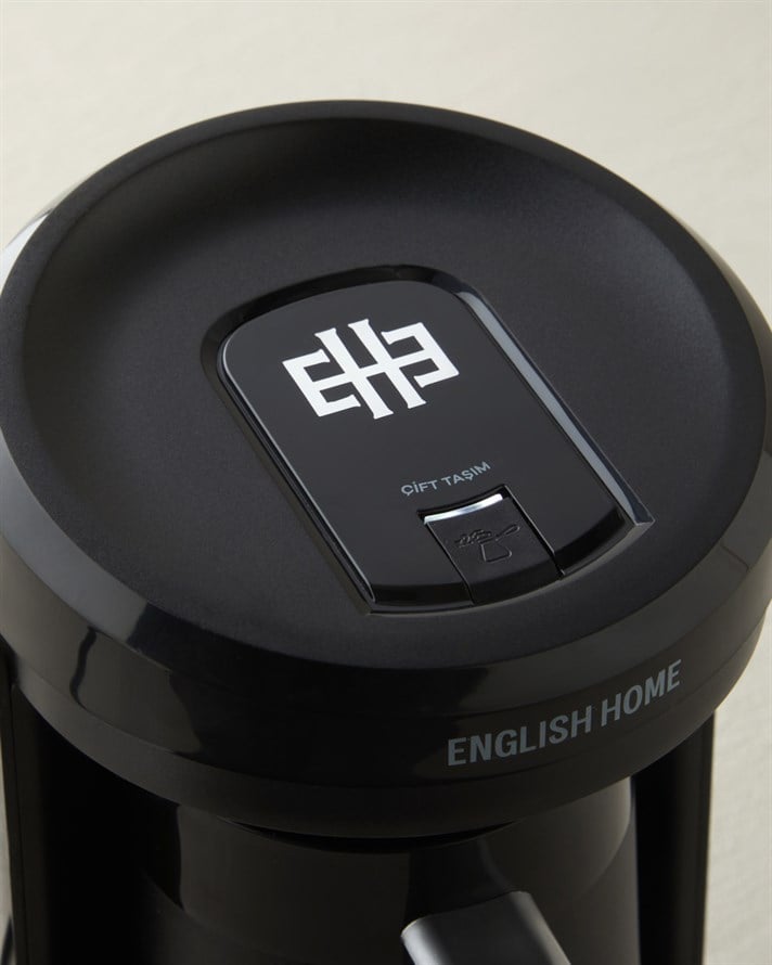 English Home TKM 6032 Çift Taşım Türk Kahvesi Makinesi Siyah-Krom