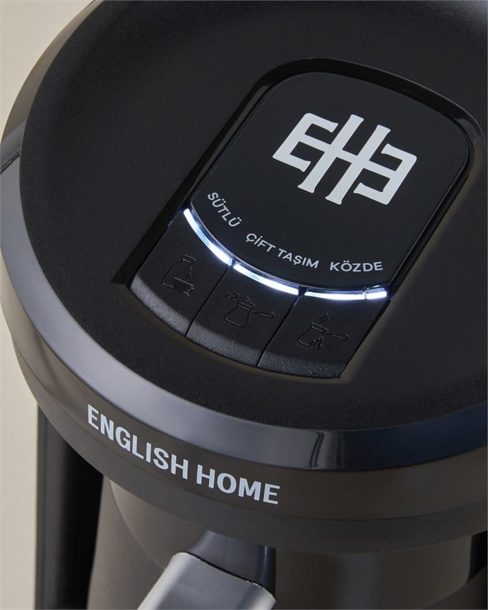 English Home TKM 6040 Sütlü Türk Kahvesi Makinesi Siyah-Krom