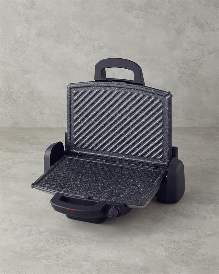 English Home TMK 5010 Çıkarılabilir Plakalı Tost Makinesi Siyah-Krom