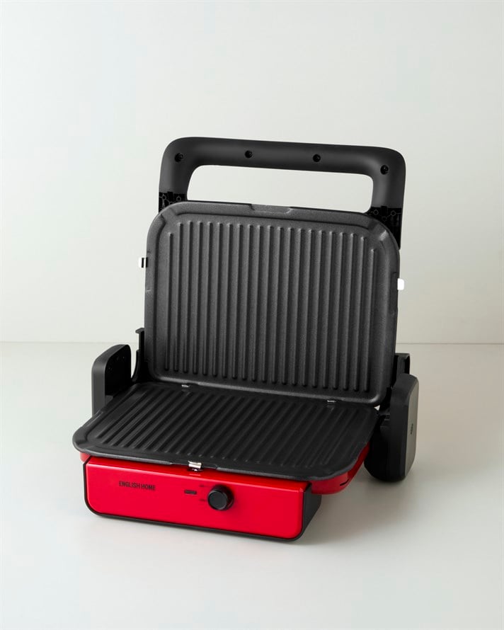 English Home TMK 5050 Teflon Çıkarılabilir Plakalı Tost Makinesi 1800W Kırmızı