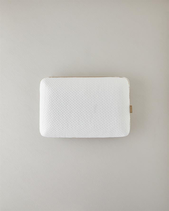 Ergonomik Boyun Destekli Visco Yastık 60x40x16 cm Beyaz