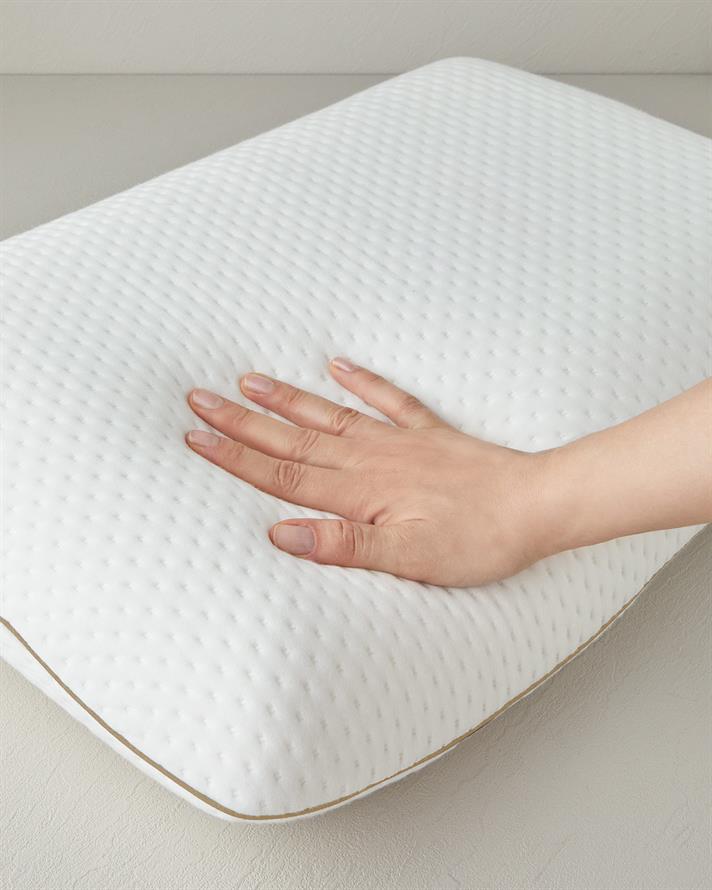 Ergonomik Boyun Destekli Visco Yastık 60x40x16 cm Beyaz