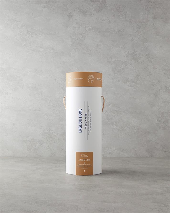 Ergonomik Boyun Destekli Visco Yastık 60x40x16 cm Beyaz